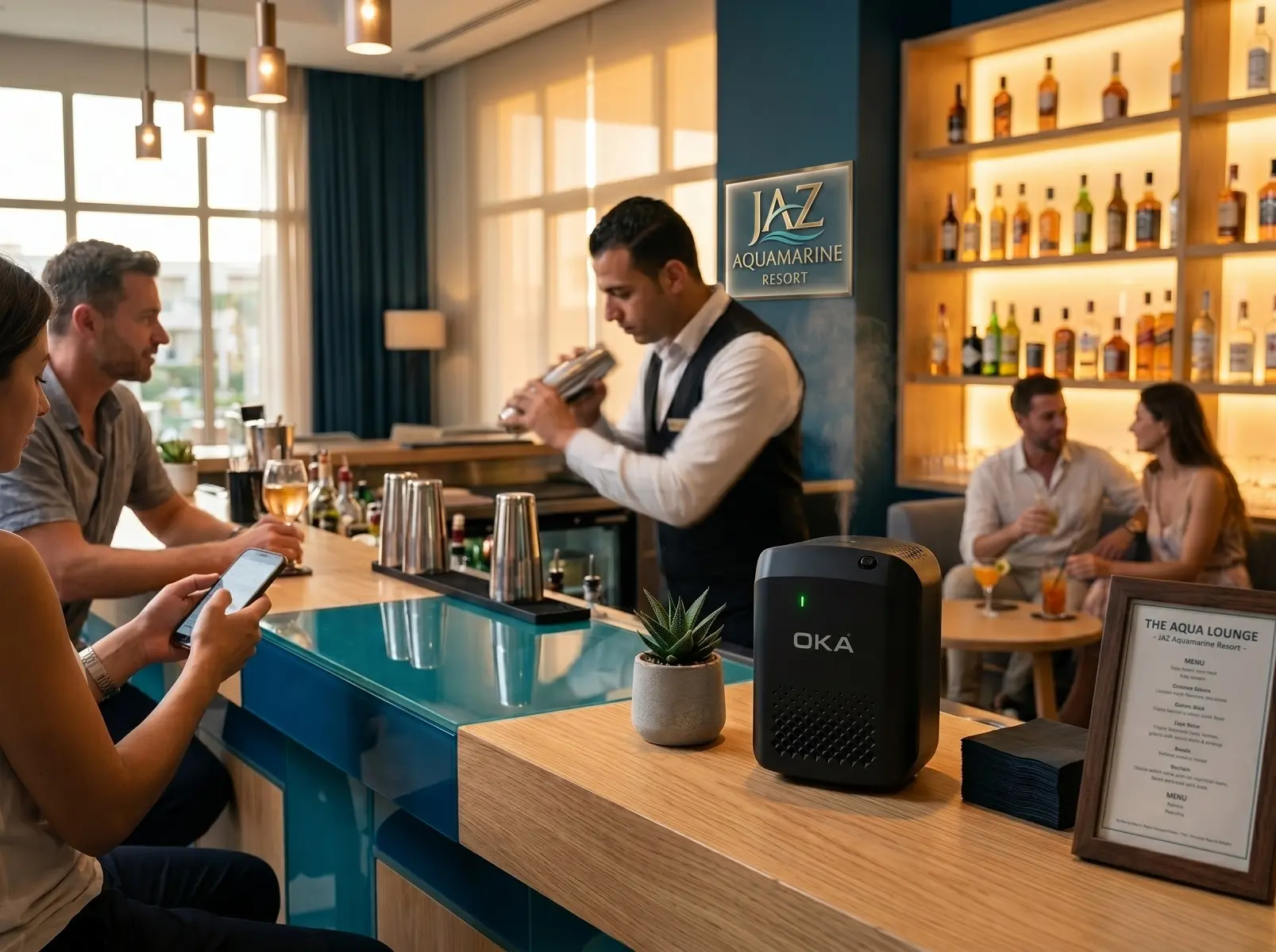 جهاز هوم كير للتعطير داخل فندق جاز